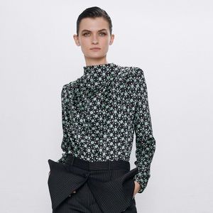 Women print zara blouse